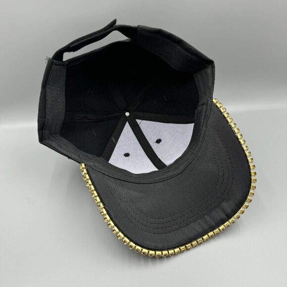 Evil Eye Seed Bead Rhinestone Cap - Picture 6 of 6